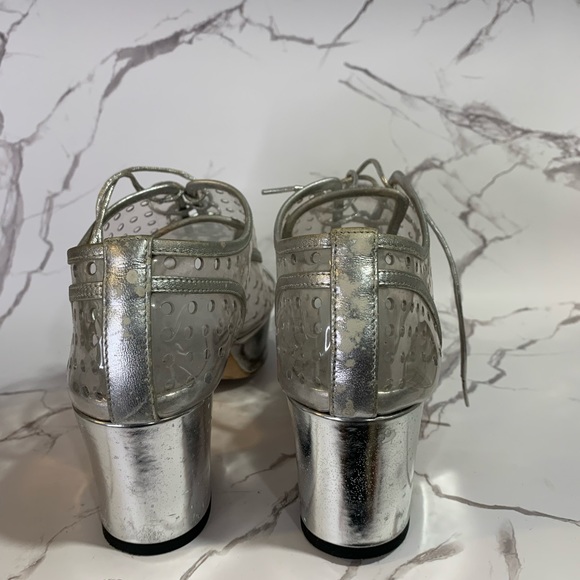 Chanel Clear Derby Shoes 37.5 - Picture 3 of 14